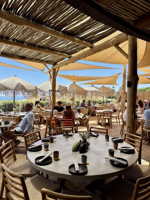 Dune Beach Marbella — the food and the room