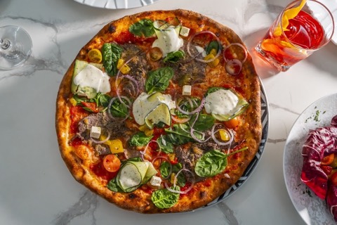 Il Gondoliere Blue — the food and the room