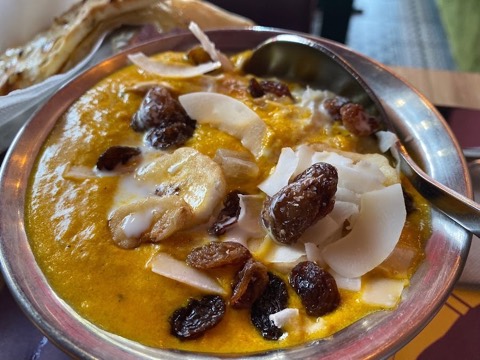 Mr. India Restaurant — the food and the room
