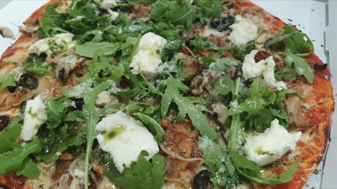 Pizza Time — the food and the room