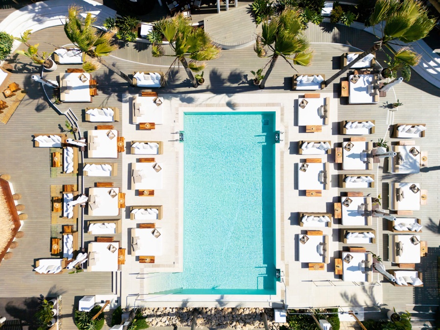Nikki Beach, which leads the Sunbed Index